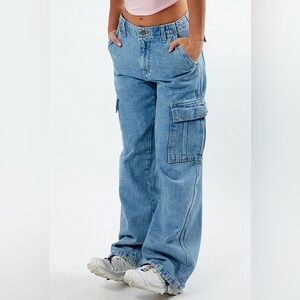 Levi's Light Indigo '94 Baggy Cargo Jeans